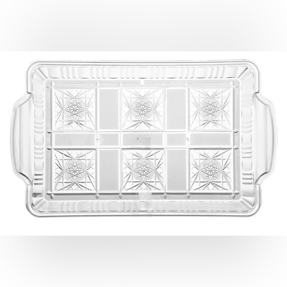 💋NEW Clear Rectangular Plastic catering tray, - Picture 3 of 3